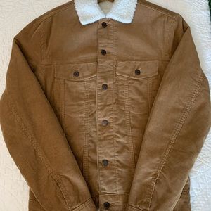H&M lined curduroy jacket